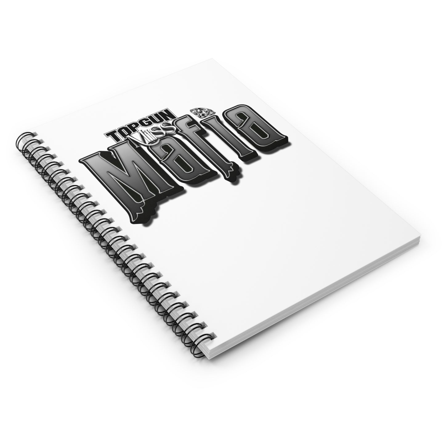 Spiral Notebook Miss Mafia Ruled Line