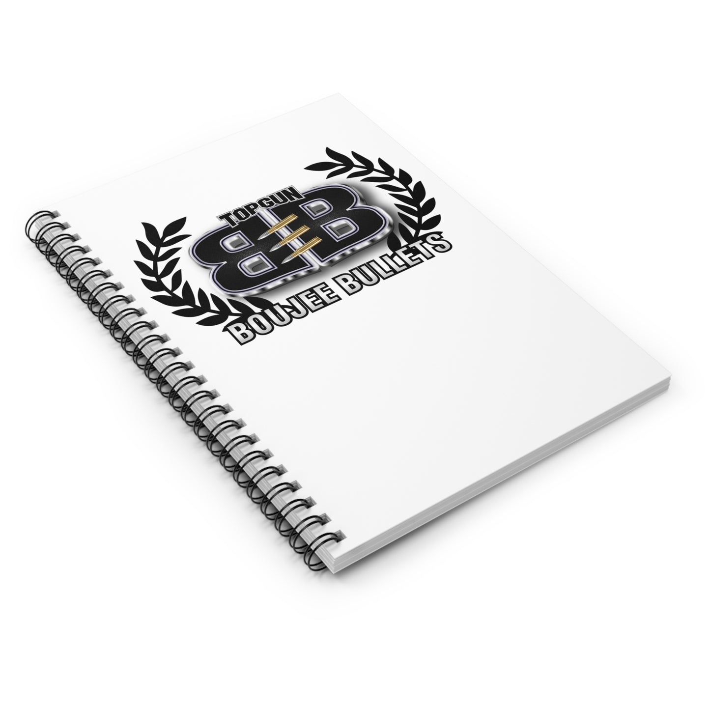Spiral Notebook Bougie Bullets Ruled Line