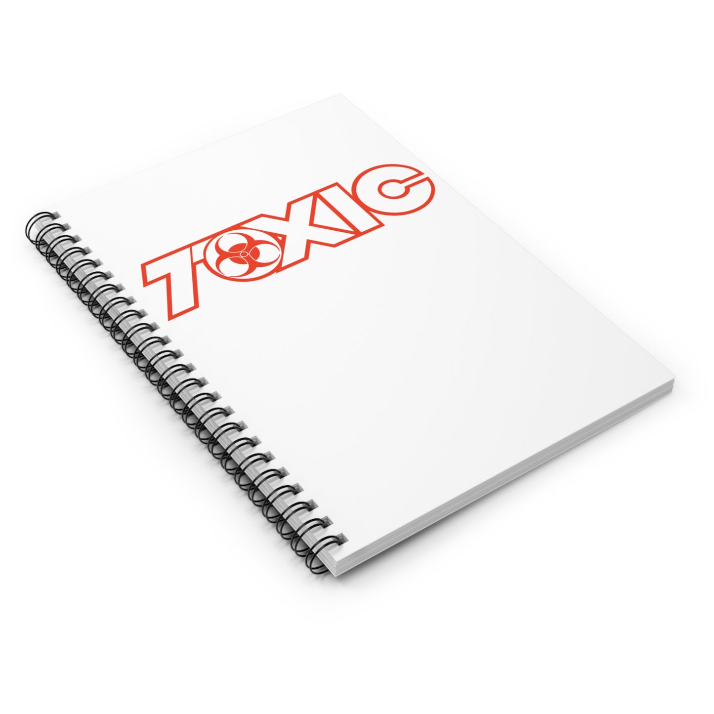 Spiral Notebook Toxic Ruled Line
