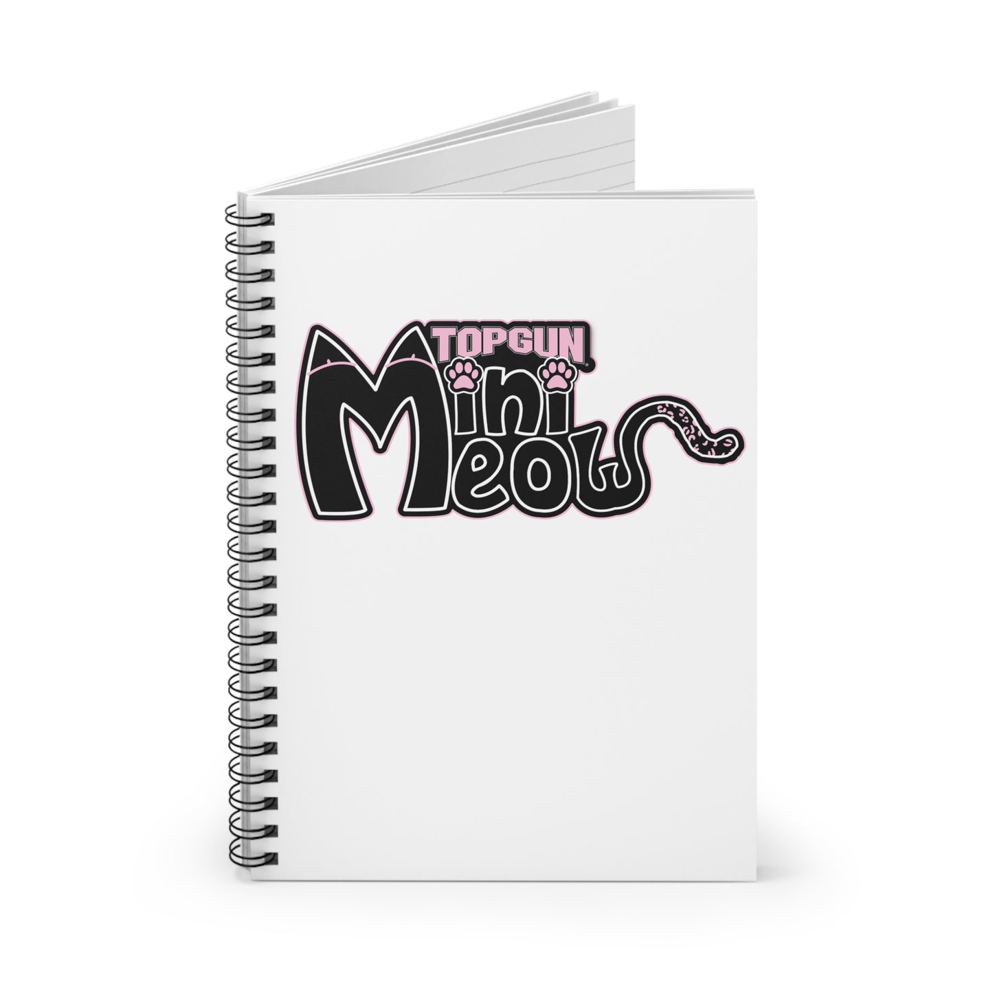 Spiral Notebook Mini Meow Ruled Line