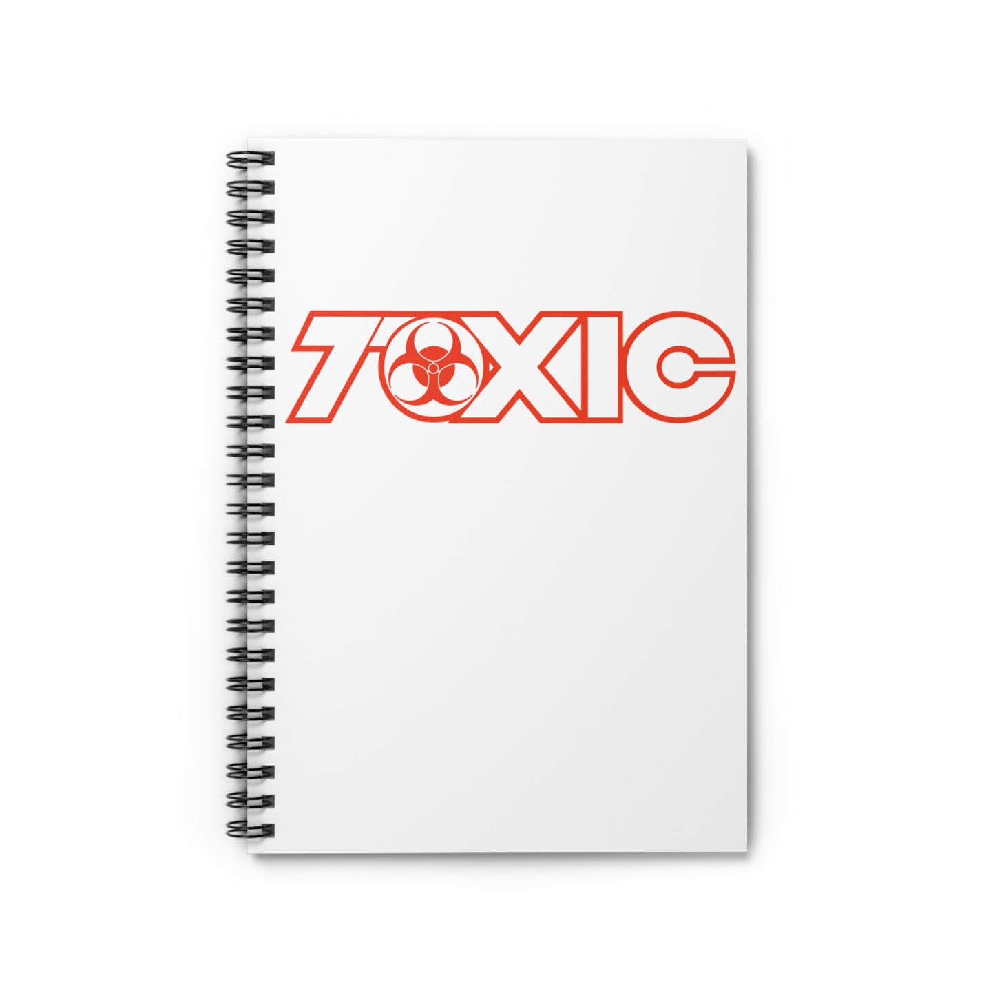 Spiral Notebook Toxic Ruled Line