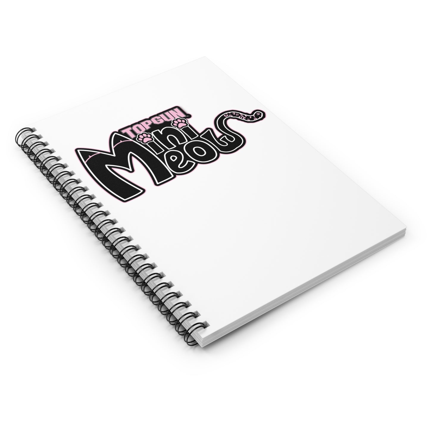 Spiral Notebook Mini Meow Ruled Line