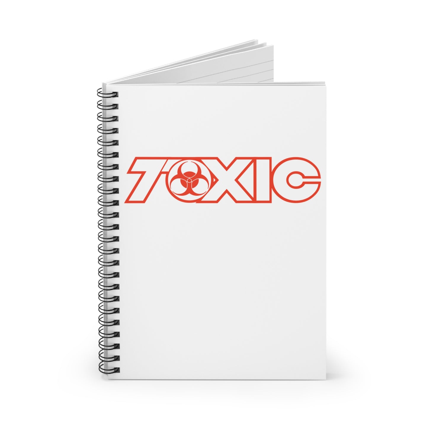 Spiral Notebook Toxic Ruled Line