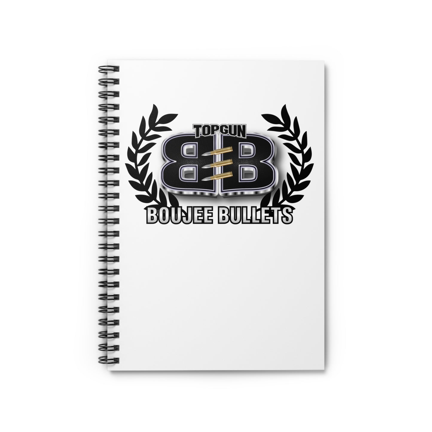 Spiral Notebook Bougie Bullets Ruled Line