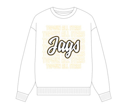 JAGS Cursive crew sweatshirt