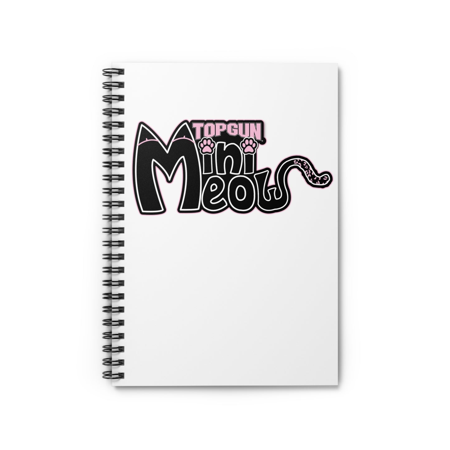 Spiral Notebook Mini Meow Ruled Line
