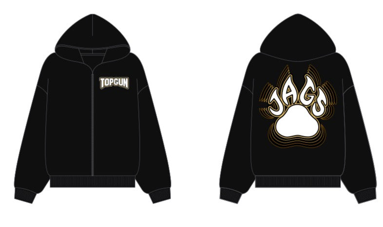 Faded Paw Bling Full Zip Jacket - TGProShop