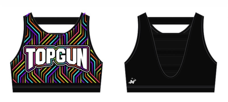 Miami Blings Rainbow Sports Bra