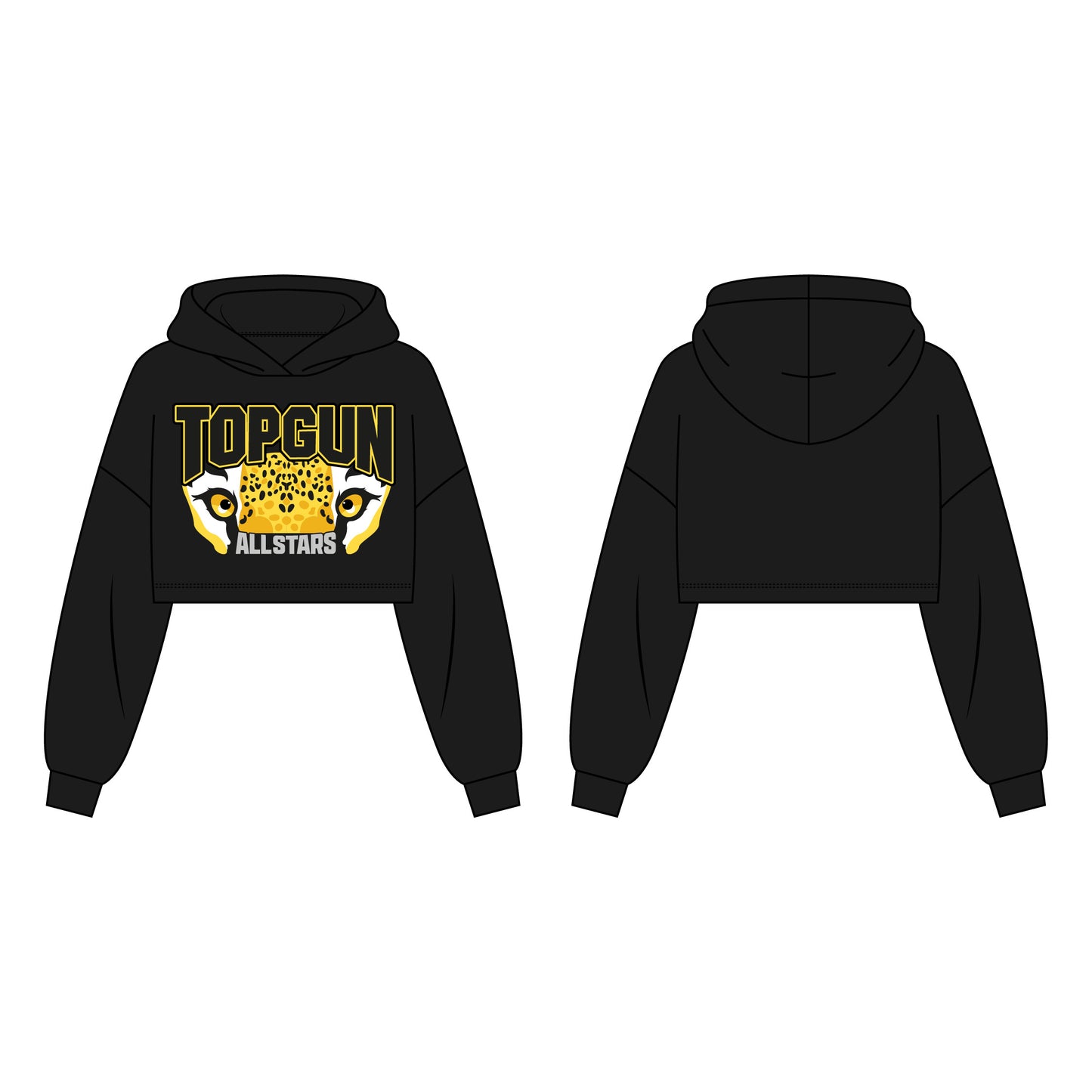 Jags Face Hoodie CROP