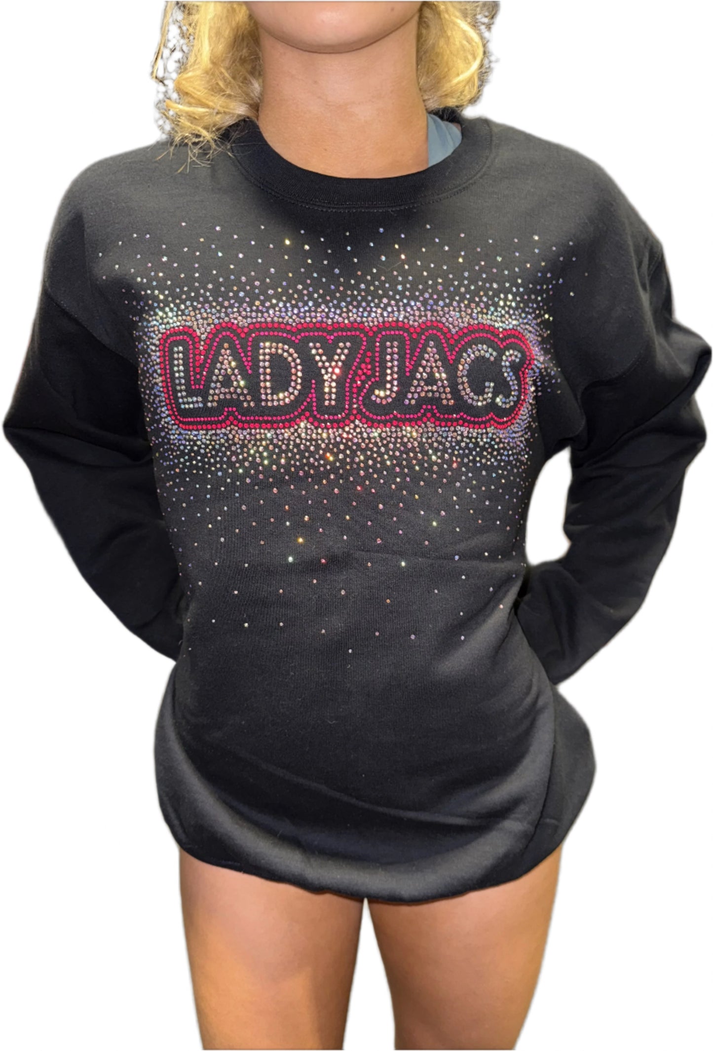 MB BLING LADY JAGS CREW NECK SWEATER - TGProShop