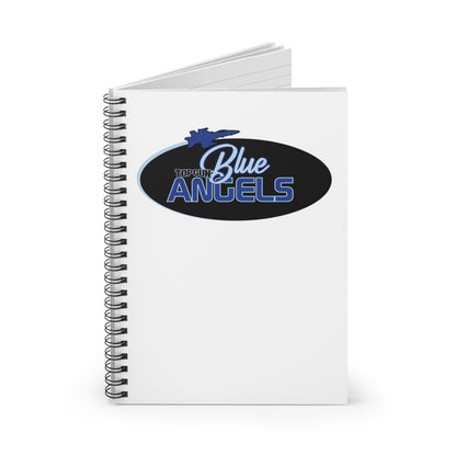 Spiral Notebook Blue Angels Ruled Line
