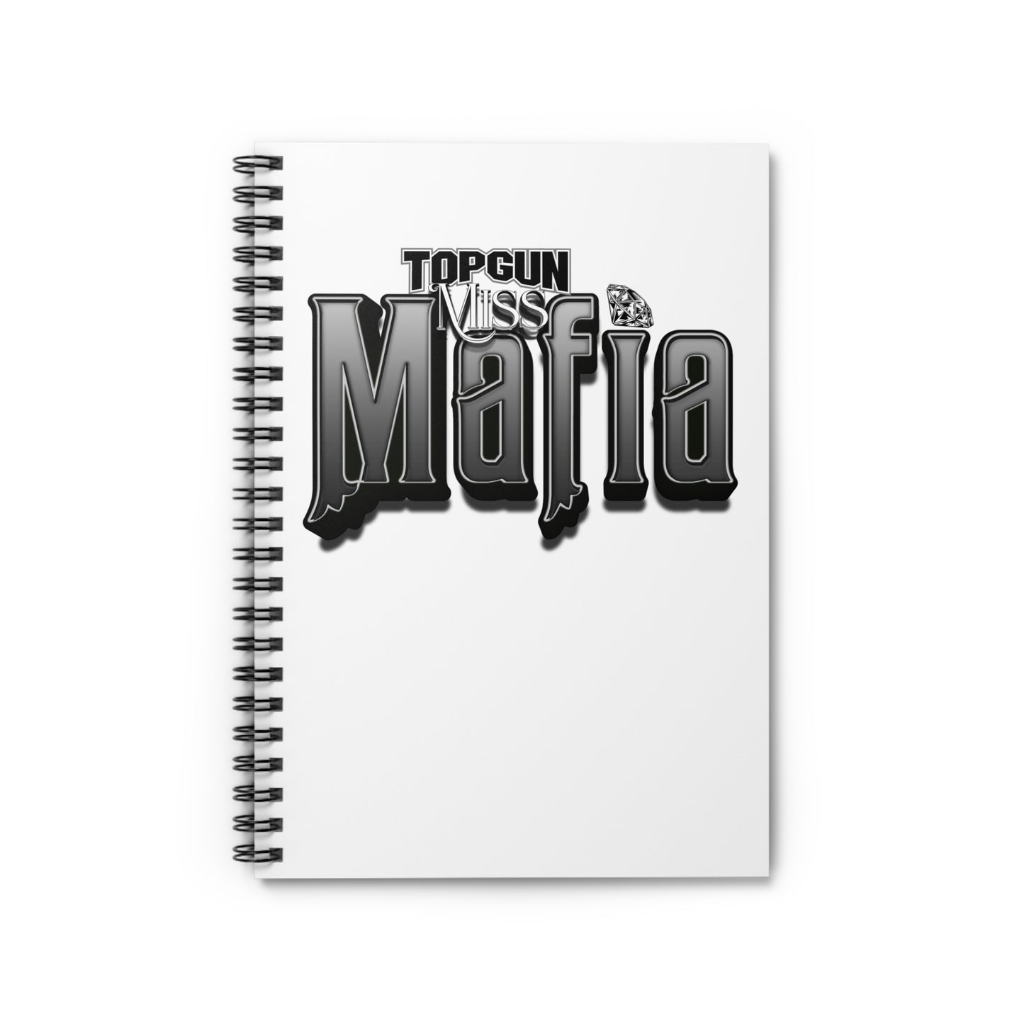 Spiral Notebook Miss Mafia Ruled Line