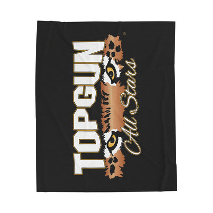 Topgun Jag Eyes- Velveteen Plush Blanket