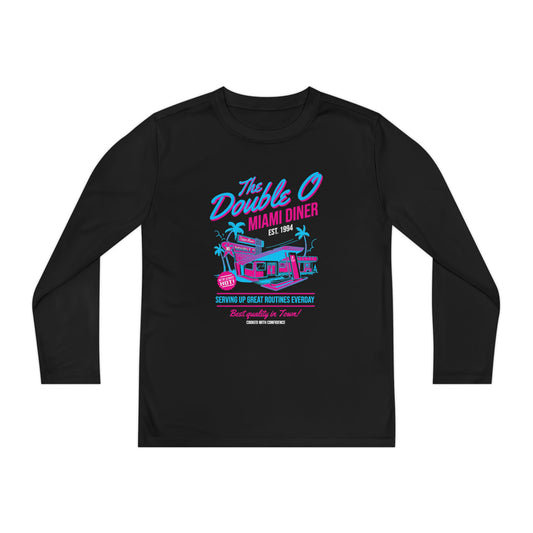 Youth Long Sleeve Tee — 'The Double O Miami Diner - TGProShop