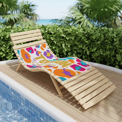 Top Gun All Stars Bright Leopard Beach Towel - TGProShop