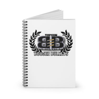 Spiral Notebook Bougie Bullets Ruled Line