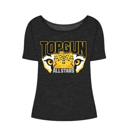 TOPGUN Bling Jag Face Slouchy Shirt