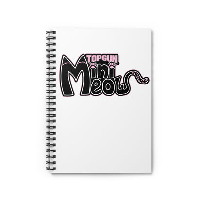 Spiral Notebook Mini Meow Ruled Line