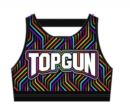 Miami Blings Rainbow Sports Bra