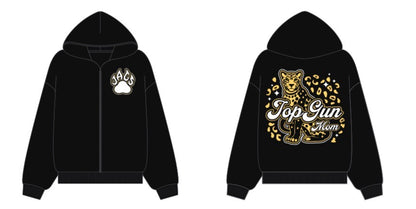 TOPGUN Mom Bling Full Zip Hoodie