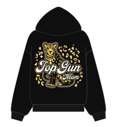 TOPGUN Mom Bling Full Zip Hoodie