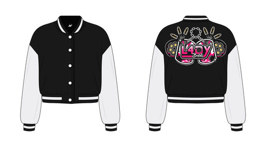 Lady Bullets Women's Bomber Jacket (Rhinestone) - TGProShop