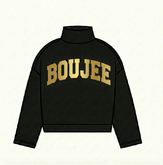 Boujee Bullets Mock Neck Sweatshirt - TGProShop