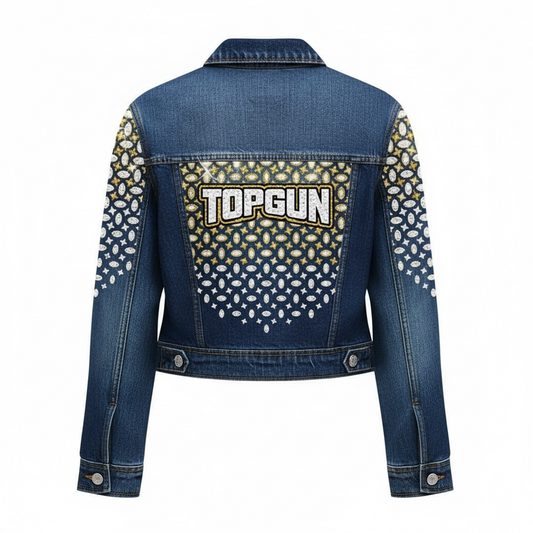 LIMITED SUPPLY Rhinestone Denim Jacket