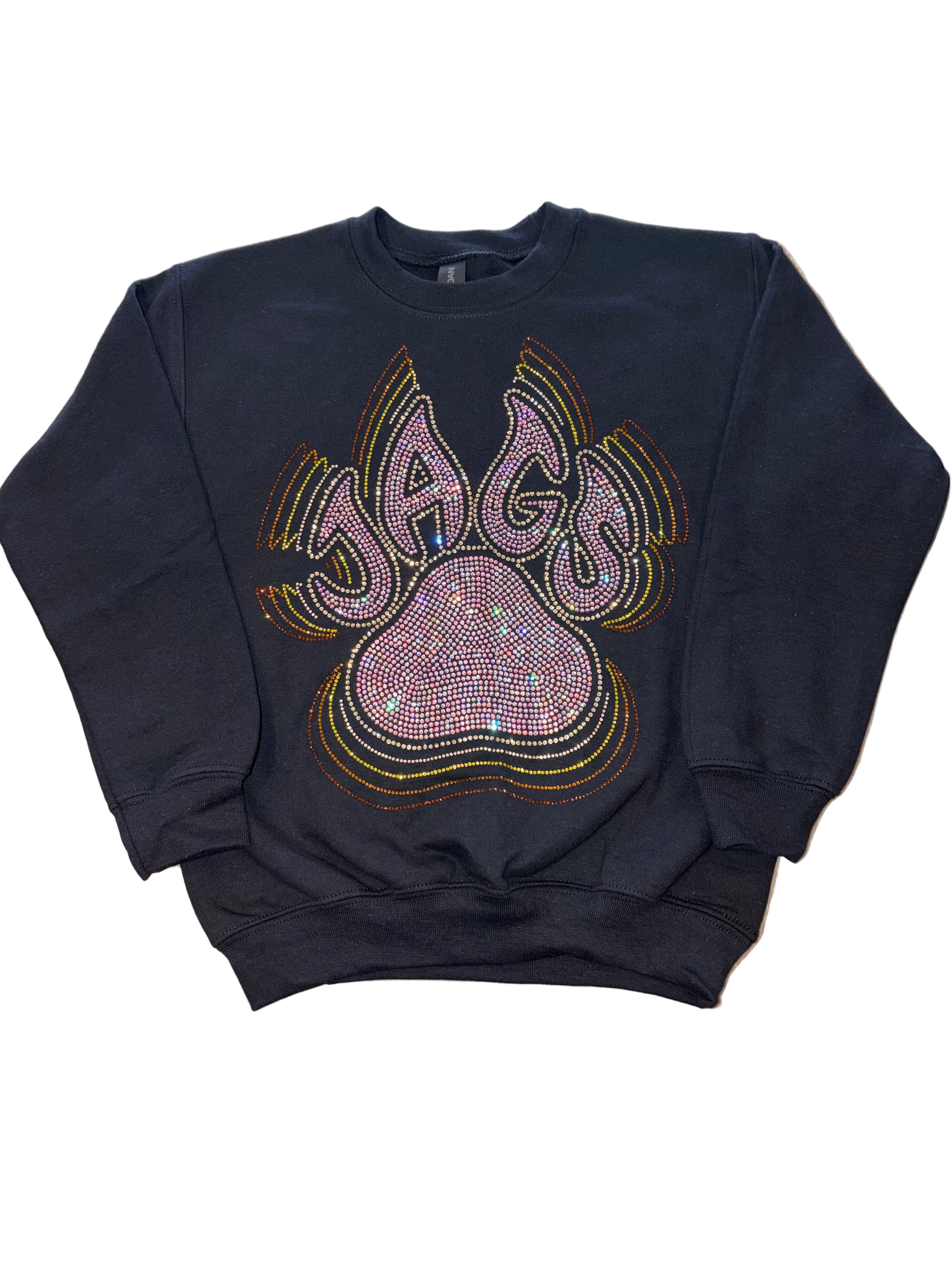 Faded Paw Bling Crew - TGProShop