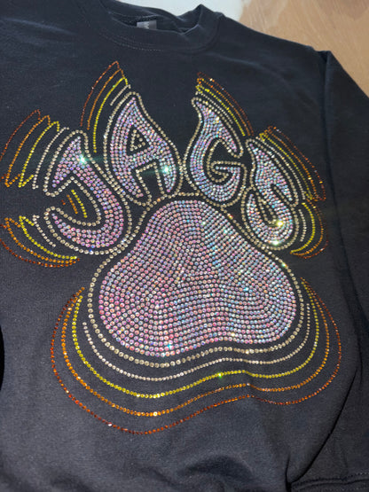 Faded Paw Bling Crew - TGProShop