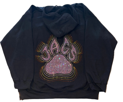 Faded Paw Bling Full Zip Jacket - TGProShop