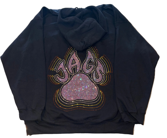 Faded Paw Bling Full Zip Jacket