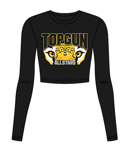 Jags Face LONG SLEEVE CROP SHIRT