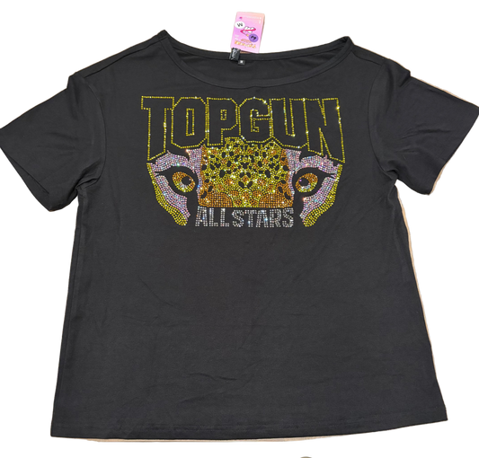 TOPGUN Bling Jag Face Slouchy Shirt