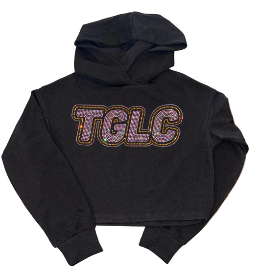 Miami Blings x TGLC Ribbed Crop Hoodie