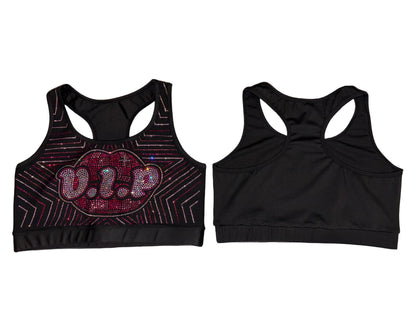 ***PREORDER VIP Lady Jags Rhinestone Sports Bra - Ships 7/1