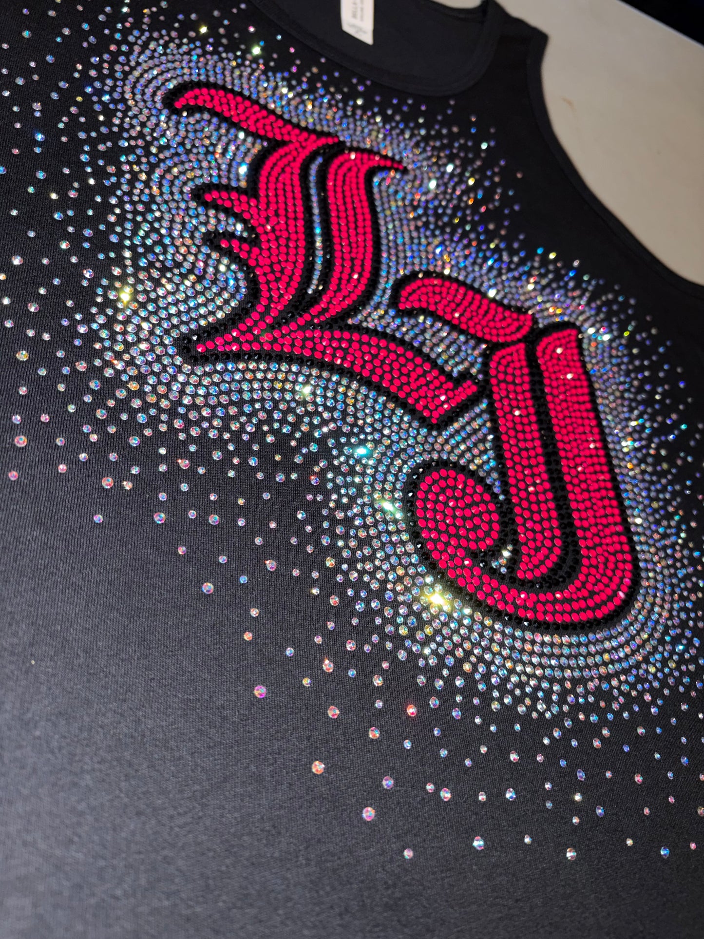 LJ x Miami Blings Rhinestone Tank