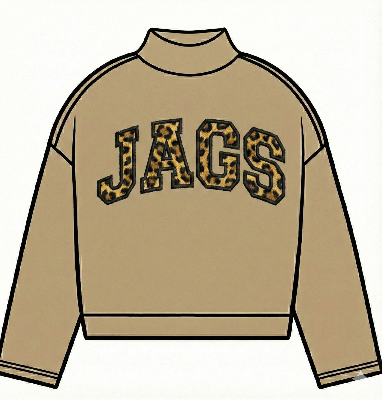 JAGS Mock Neck Sweatshirt || Ships 3/10