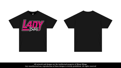 ***Pre-order Lady Bullets Tshirt 26-27 ( Rhinestone ) - TGProShop