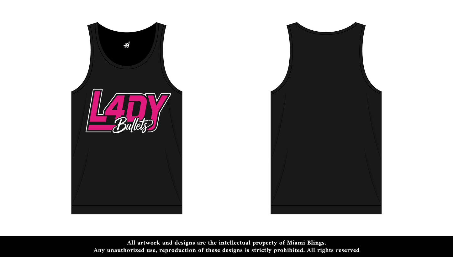 ***Pre-order Lady Bullets Tank 26-27 ( Rhinestone ) - TGProShop