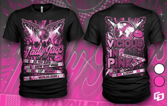 **Pre-Order LADY JAGS'26 Worlds T-shirt (Ships 4/17/2026)