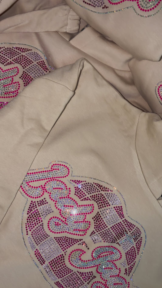 Miami Blings x Lady Jags Crop Hoodie