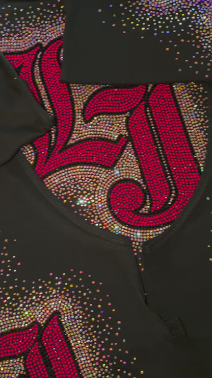 LJ x Miami Blings Rhinestone Tank